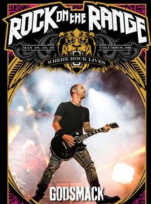 Godsmack Live At The Rock On The Range Festival columbus OH. 2018 DVD