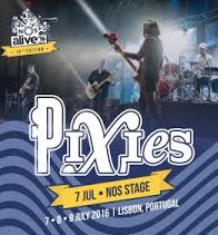 Pixies Live At NOS Festival, Lisbon Portugal 2016 DVD