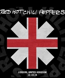 Red Hot Chili Peppers Live At The O2 Arena , London U.K. 12-18-2016 DVD
