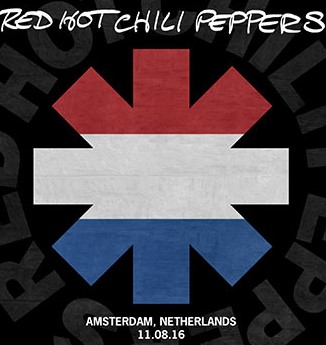 Red Hot Chili Peppers Live At The Ziggo Dome, Amsterdam, Netherlands 11-08-2016 DVD