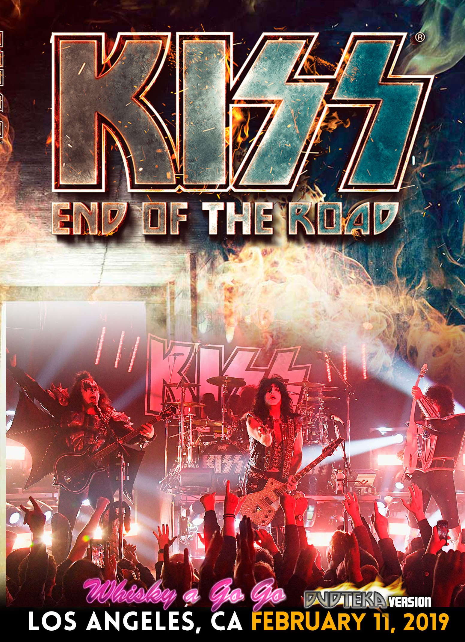 Kiss Live At The Whiskey A Go Go Hollywood CA. 2019 DVD