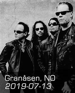 Metallica Live At Granasen Arena, Trondheim Norway 07-13-2019 DVD