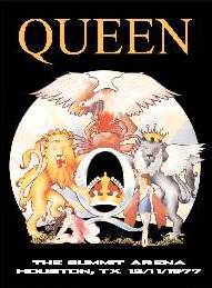 QUEEN Live At The Summit, Houston TX.12/11/1977 DVD