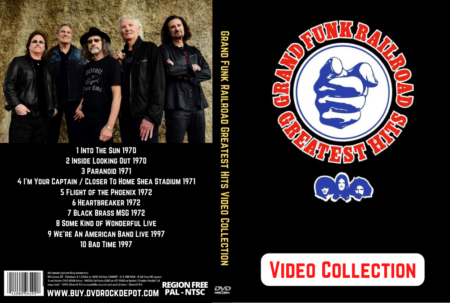 Grand Funk Railroad Greatest Hits Video Collection DVD