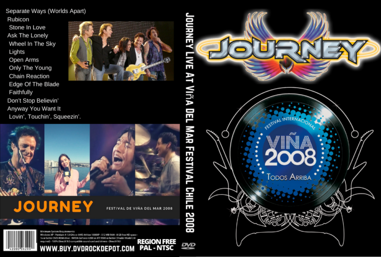 Journey Live At Viña Del Mar Festival Chile 2008 DVD