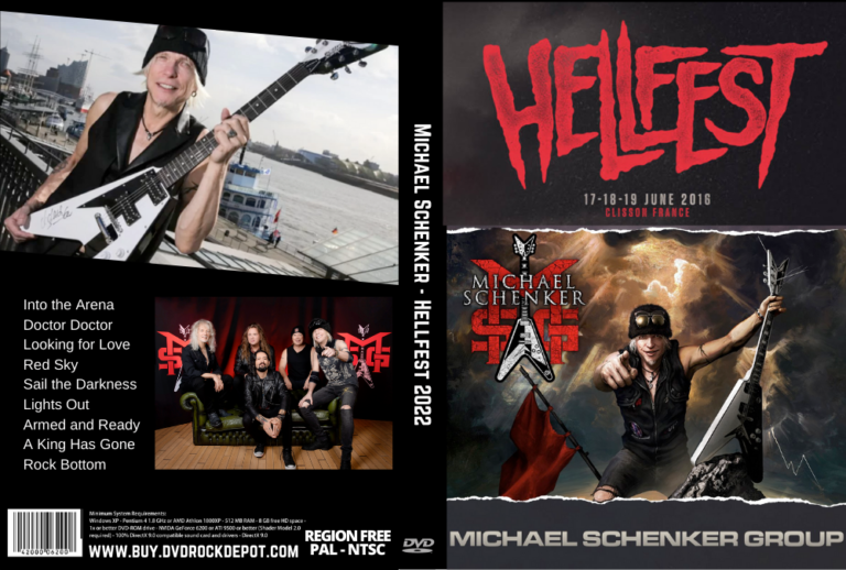 Michael Schenker Live at Hellfest France 2022 DVD