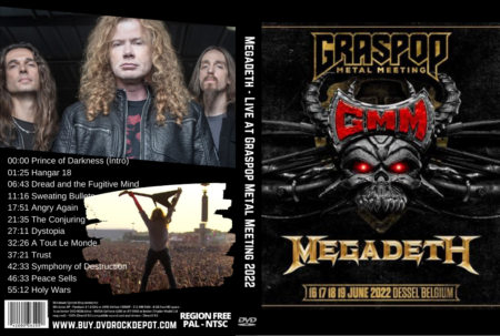 Megadeth - Live at Graspop Metal Meeting 2022 DVD