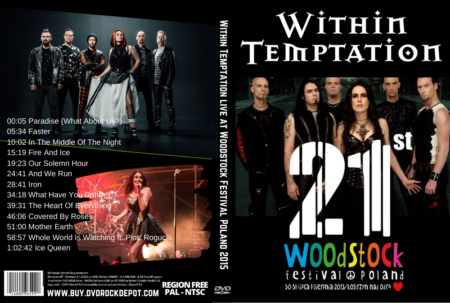 Within Temptation live at Woodstock Festival Poland 2015 DVD