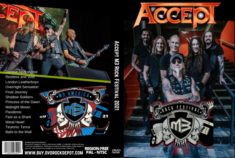 ACCEPT Live at M3 Rock Festival 2021 DVD
