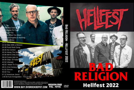 Bad Religion Live at  Hellfest 2022 DVD