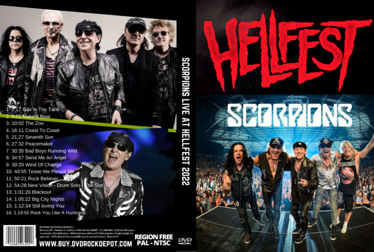 Scorpions Live at Hellfest 2022 France DVD