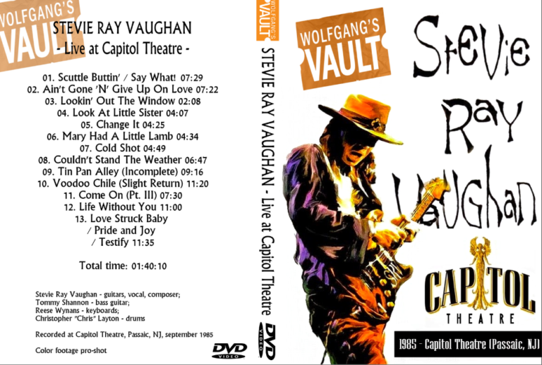 Stevie Ray Vaughan - Live at Capitol Theatre 1985 DVD
