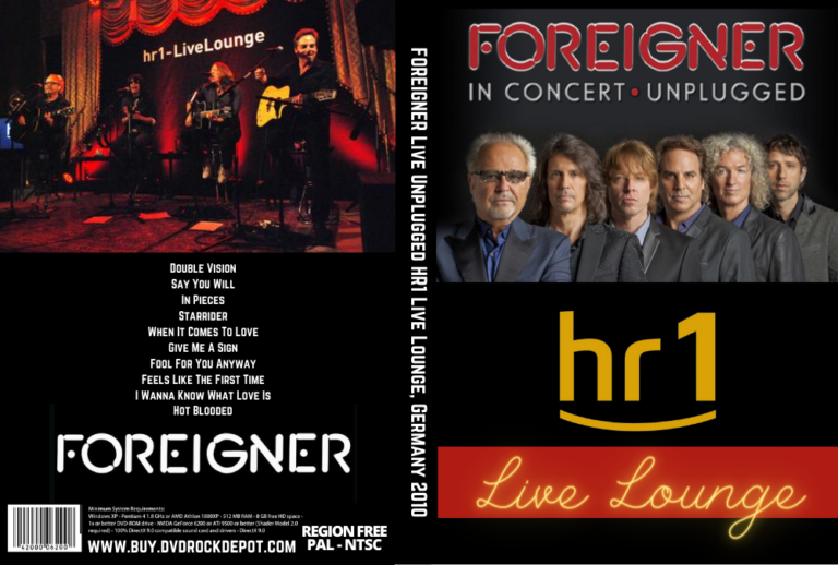 FOREIGNER Live Unplugged HR1Live Lounge, Germany 2010 DVD