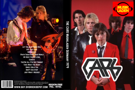 THE CARS Musikladen 1979 DVD