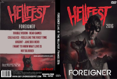 FOREIGNER Live At The Hellfest France 2016 DVD