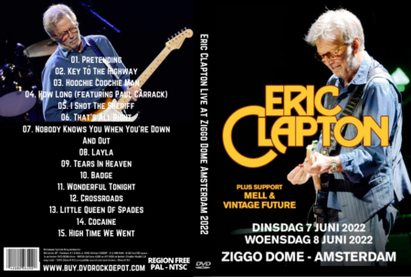 Eric Clapton Live at Ziggo Dome Amsterdam 2022 DVD