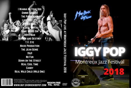 Iggy Pop live at Montreux Jazz Festival 2018 DVD