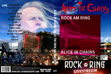 ALICE IN CHAINS Live At The Rock Am Ring 2019 DVD