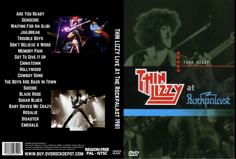 THIN LIZZY Live At The Rockpalast 1981 DVD
