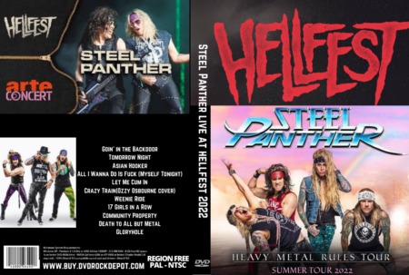 Steel Panther live at Hellfest France 2022 DVD
