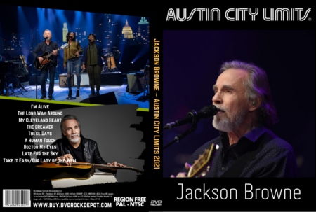 JACKSON BROWNE Live at The Austin City Limits 2021 DVD