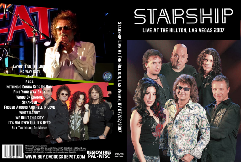 Starship Live At The Hillton, Las Vegas, NV 07/02/2007 DVD