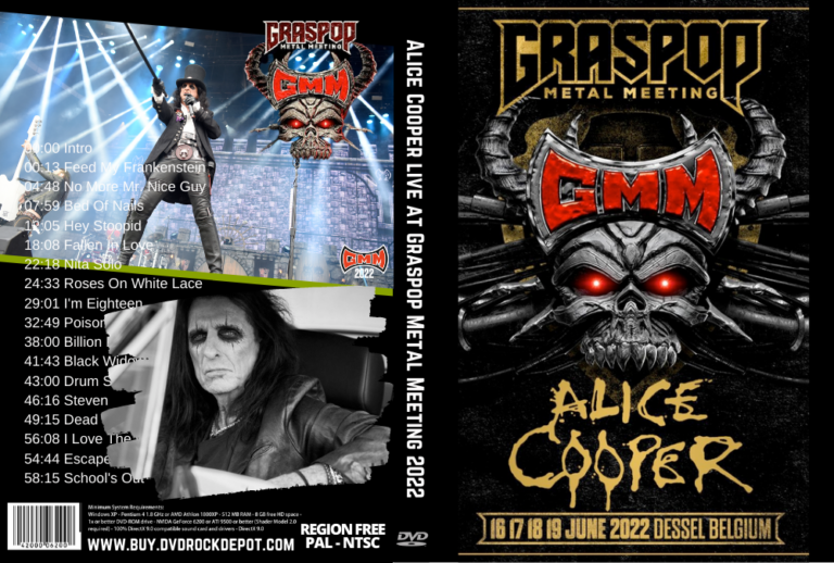 Alice Cooper live at Graspop Metal Meeting 2022 DVD