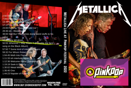 Metallica Live at Pinkpop Festival  2022 DVD