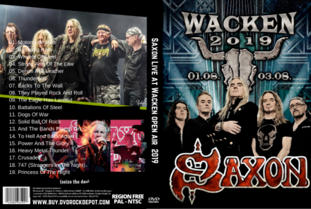 Saxon Live At Wacken Open Air 2019 DVD | DVD Rock Depot
