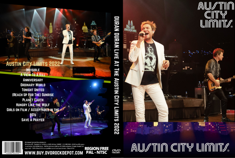 DURAN DURAN Live At The Austin City Limits 2022 DVD