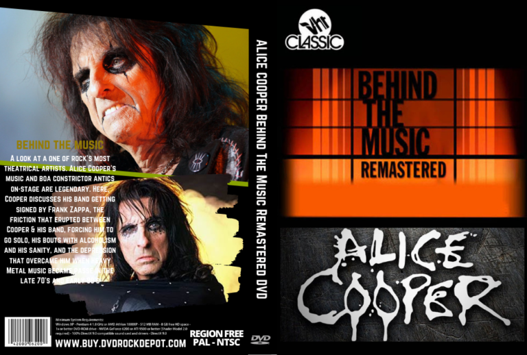 ALICE COOPER Behind The Music (Remastered) DVD