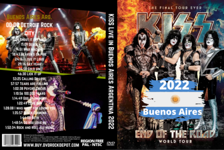 KISS Live in Buenos Aires Argentina 2022 DVD