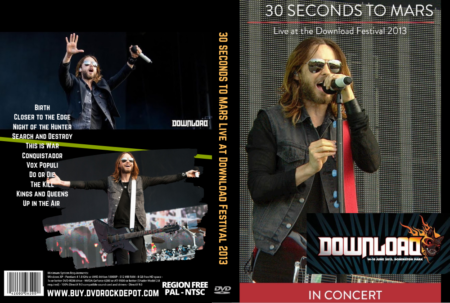 30 SECONDS TO MARS Live at Download Festival 2013 DVD