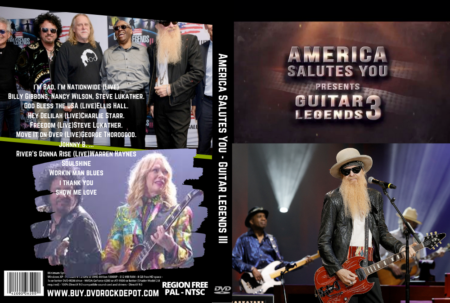 America Salutes You - Guitar legends III DVD