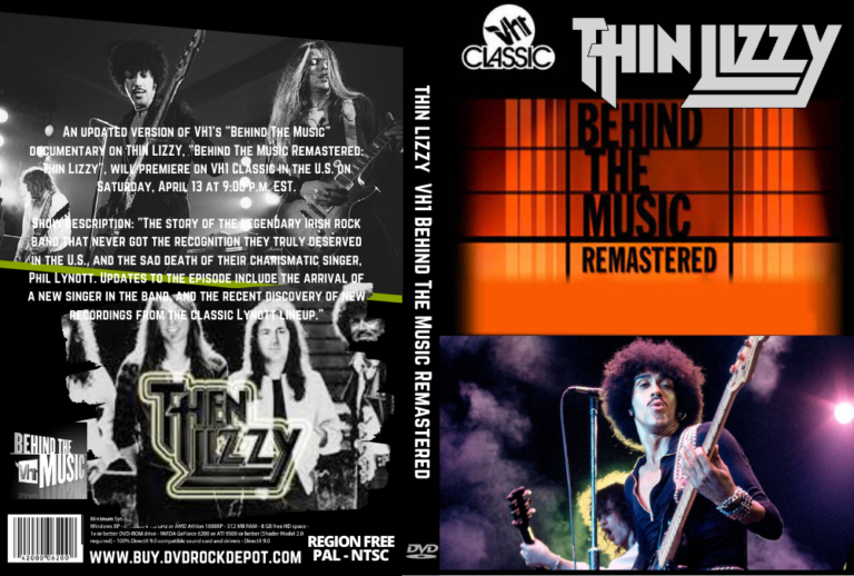 THIN LIZZY VH1 Behind The Music Remastered DVD