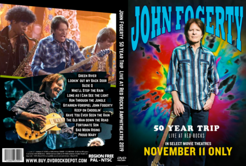 John Fogerty 50 Year Trip Live At Red Rocks Amphitheatre 2019 DVD