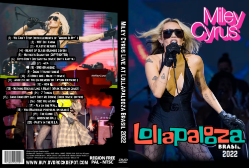 Miley Cyrus Live at Lollapalooza Brasil 2022 DVD