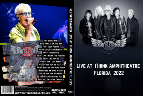 REO Speedwagon  Live at  iThink Amphitheatre FL 2022 DVD