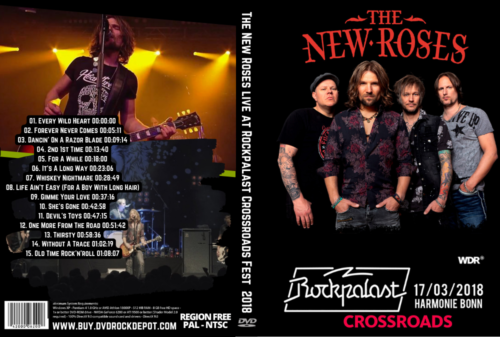 The New Roses live at Rockpalast Crossroads Fest  2018 DVD