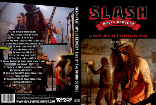 SLASH FEAT MYLES KENNEDY Live At The Studio 60 LA 2022 DVD