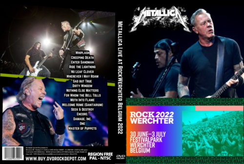 Metallica Live at Rock Werchter Belgium 2022 DVD