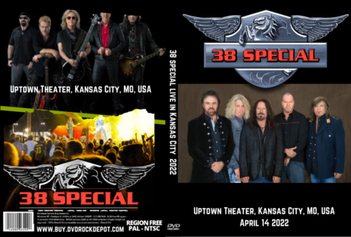 38 Special live in Kansas City Uptown Theater 2022 DVD