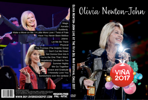 Olivia Newton-John Live At The Viña Del Mar Festival Chile 2017 DVD