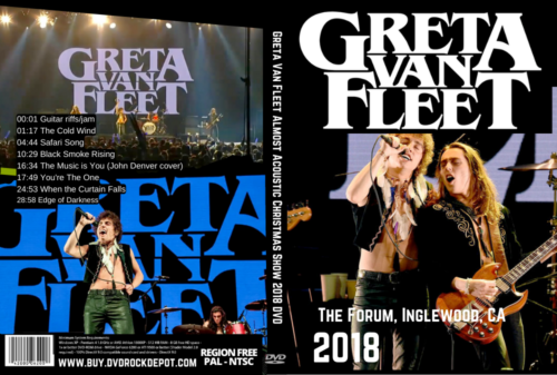 Greta Van Fleet Almost Acoustic Christmas Show 2018 DVD