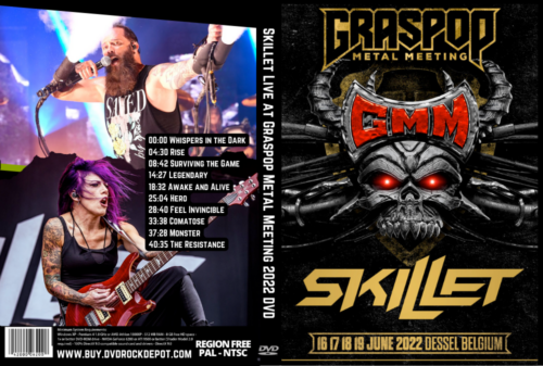 Skillet Live at Graspop Metal Meeting 2022 DVD