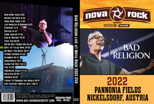 Bad Religion live at Nova Rock 2022 DVD