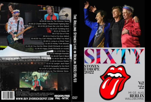 The Rolling Stones Live in Berlin 2022/08/03 DVD