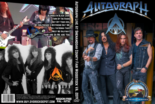 Autograph Live At Shenandoah County Fair Woodstock VA. 2019 DVD