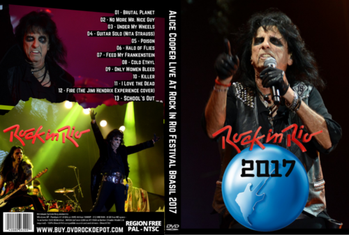 Alice Cooper Live At Rock In Rio Festival Brasil 2017 DVD