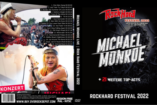 Michael Monroe live at Rock Hard Festival 2022 DVD